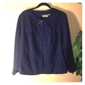 Studio Works Women Sweater Navy Blue 20w